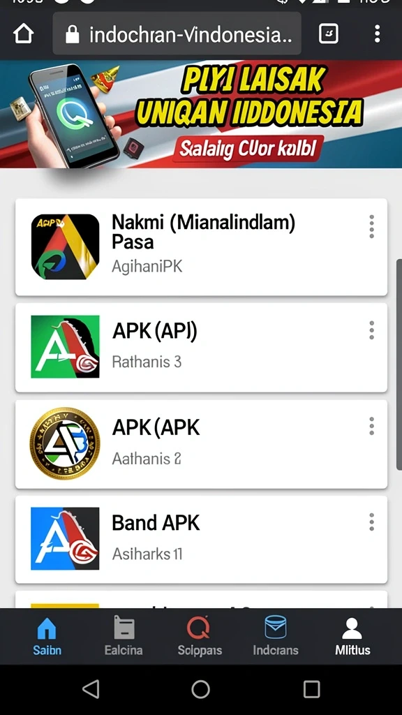 Pratinjau layar Aplikasi lndo777 Terbaru dengan Fitur Terbaik